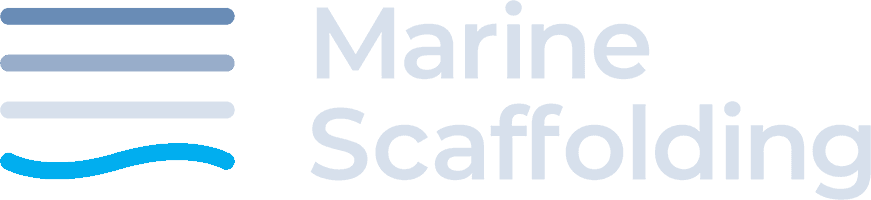 Marine Scaffolding logo reverse